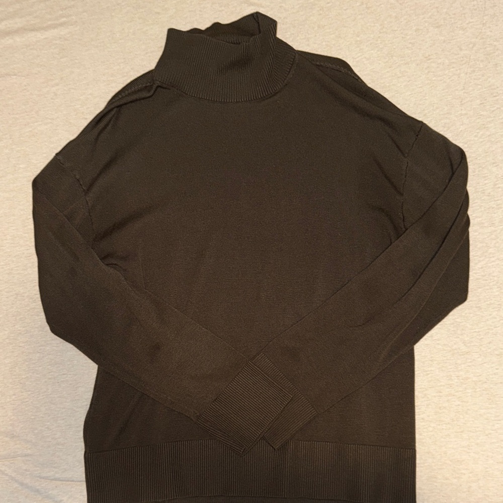 Green Turtleneck Sweater